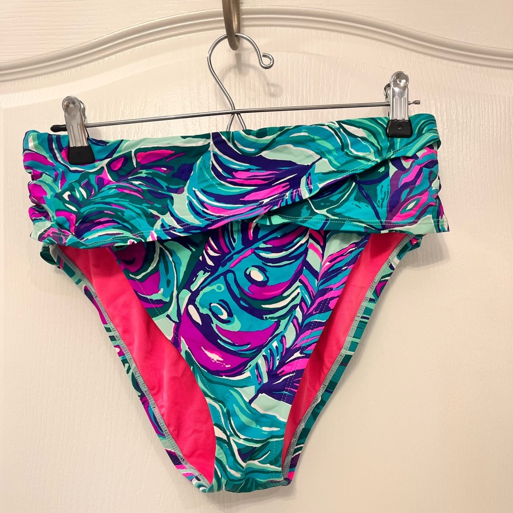 Lilly Pulitzer Pink and Blue Bikini Bottom
